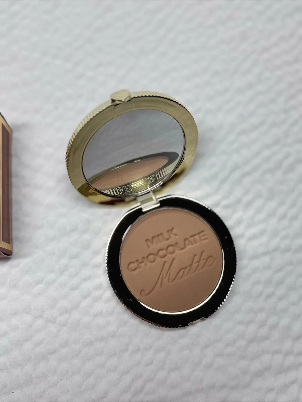 Too Faced Milk Chocolate Soleil Matte Bronzer 0.28 oz Opened Unused